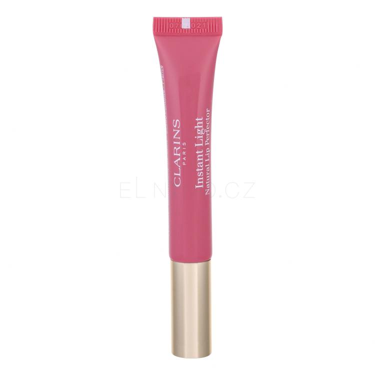 Clarins Instant Light Natural Lip Perfector Lesk na rty pro ženy 12 ml Odstín 07 Toffee Pink Shimmer