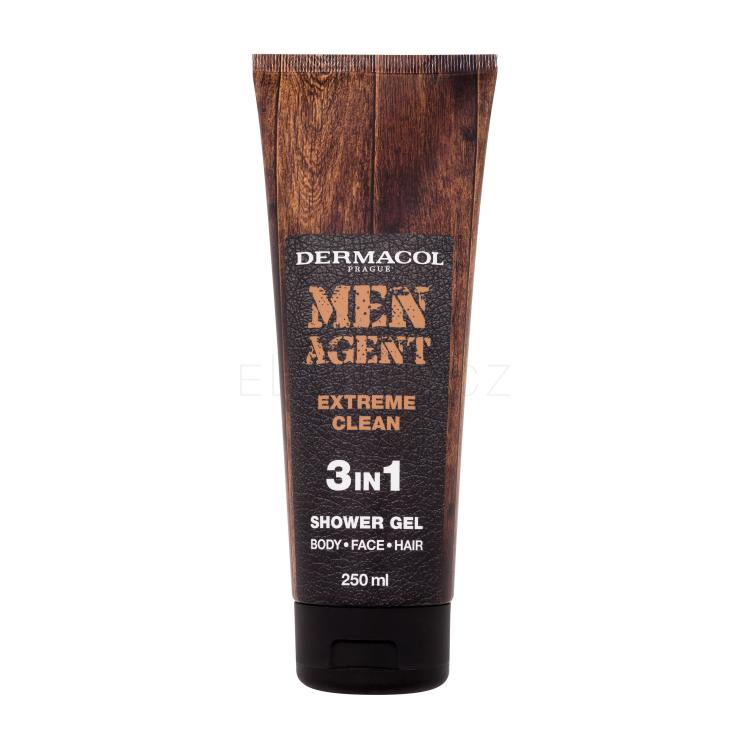 Dermacol Men Agent Extreme Clean 3in1 Sprchový gel pro muže 250 ml