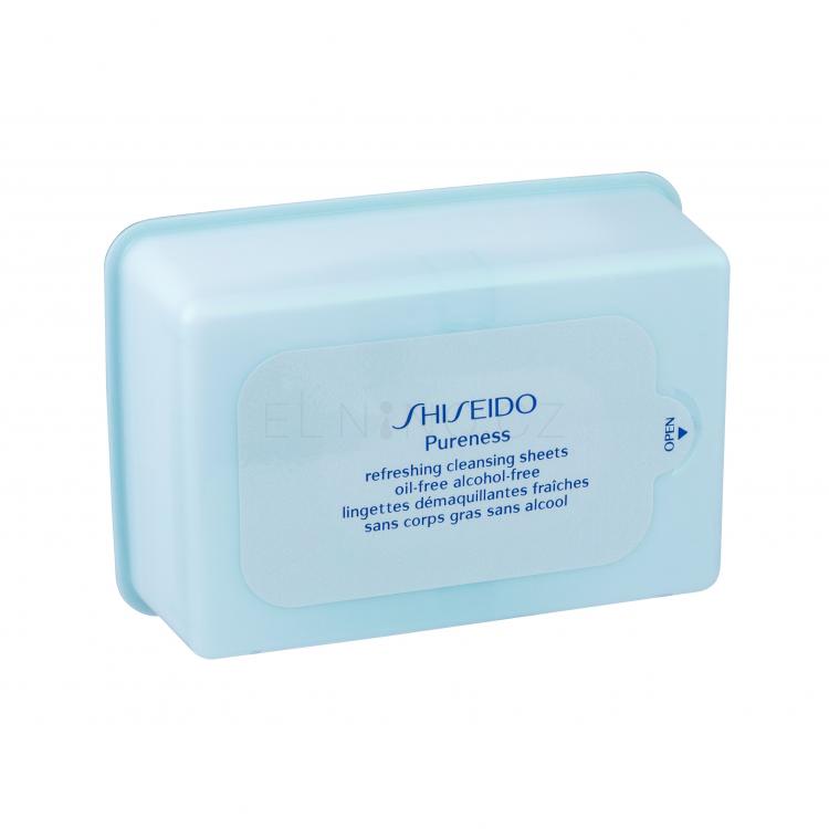 Shiseido Pureness Refreshing Cleansing Sheets Čisticí ubrousky pro ženy 30 ks