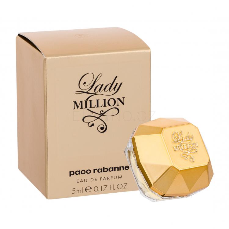 Paco Rabanne Lady Million Parfémovaná voda pro ženy 5 ml poškozená krabička
