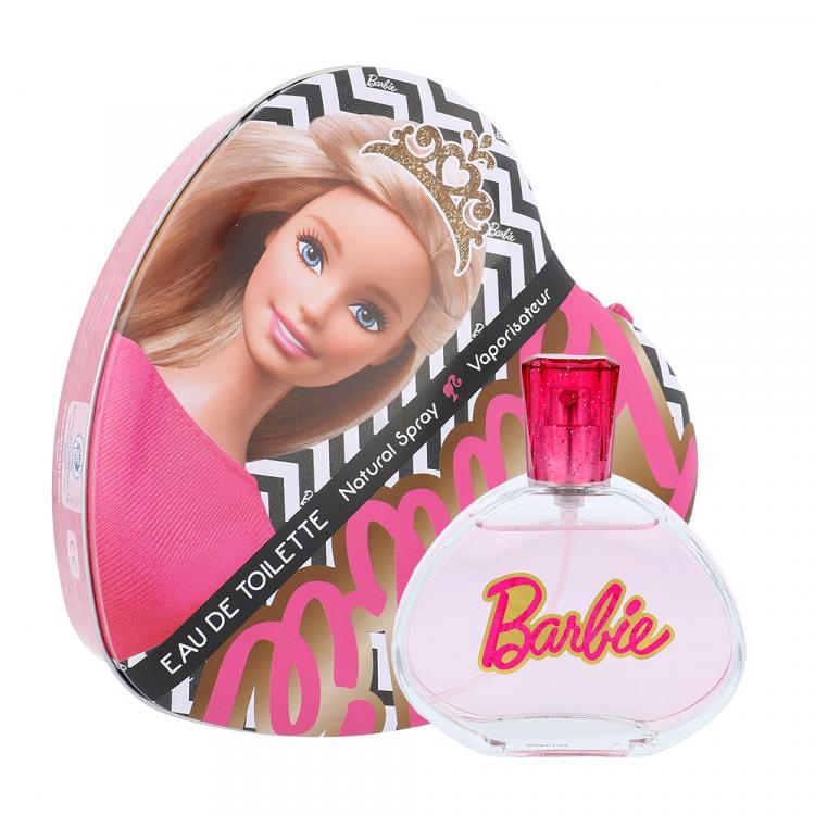 Barbie Barbie Dárková kazeta toaletní voda 100 ml + plechová krabička poškozená krabička