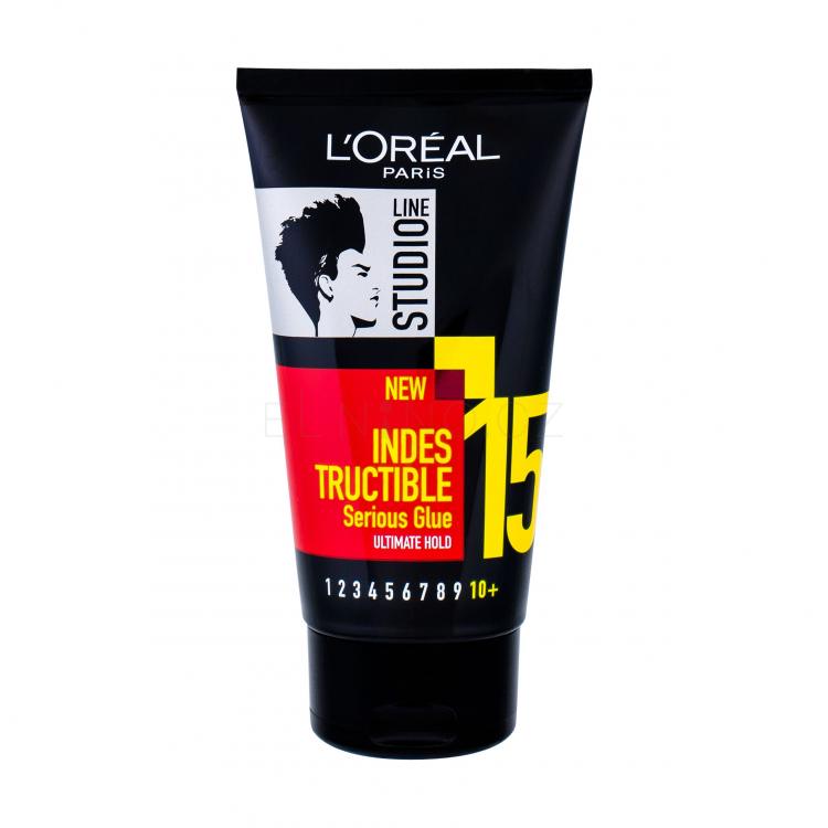 L&#039;Oréal Paris Studio Line Indestructible Seriuos Glue Gel na vlasy pro ženy 150 ml