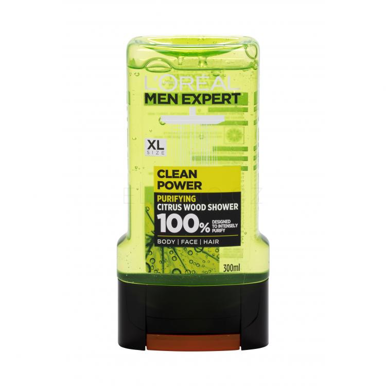 L&#039;Oréal Paris Men Expert Clean Power Sprchový gel pro muže 300 ml