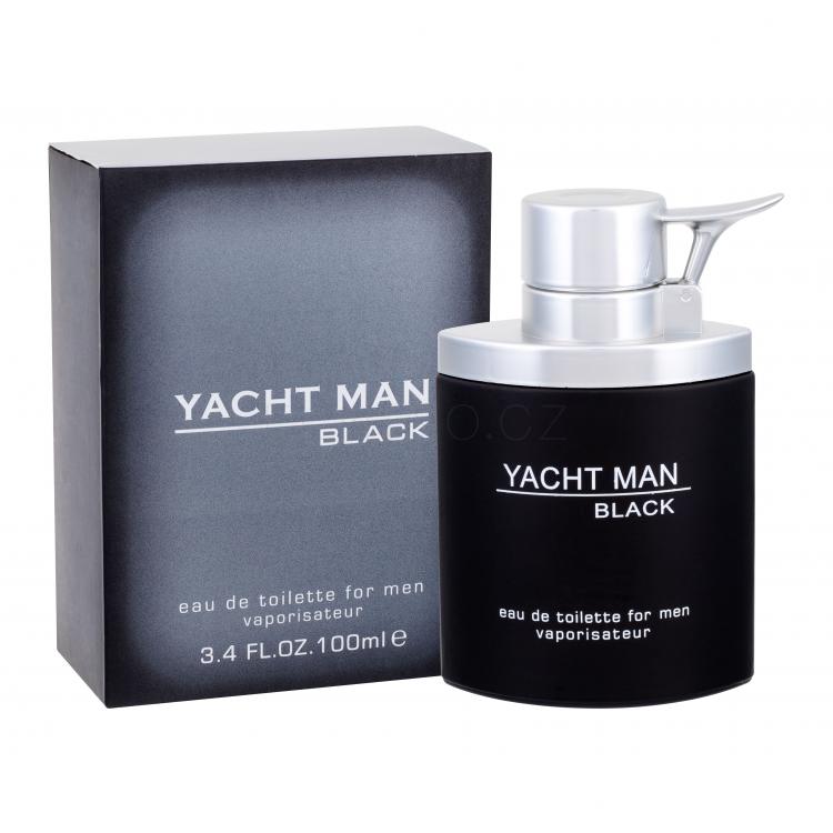 Myrurgia Yacht Man Black Toaletní voda pro muže 100 ml poškozená krabička
