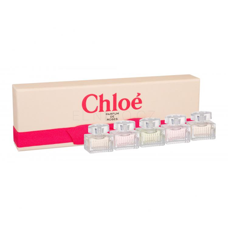 Chloé Mini Set 2 Dárková kazeta pro ženy parfémovaná voda Chloe 2x 5 ml + toaletní voda L´Eau de Chloe 5 ml + toaletní voda Roses de Chloe 2x 5 ml
