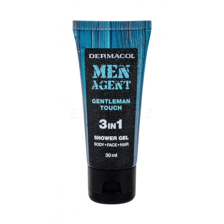 Dermacol Men Agent Gentleman Touch 3in1 Sprchový gel pro muže 30 ml