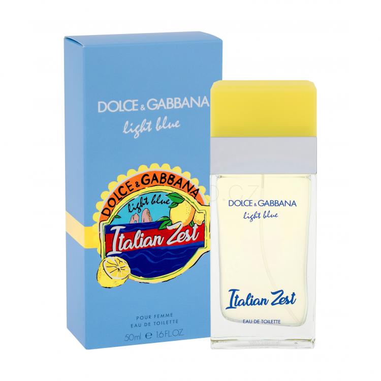 Dolce&amp;Gabbana Light Blue Italian Zest Toaletní voda pro ženy 50 ml