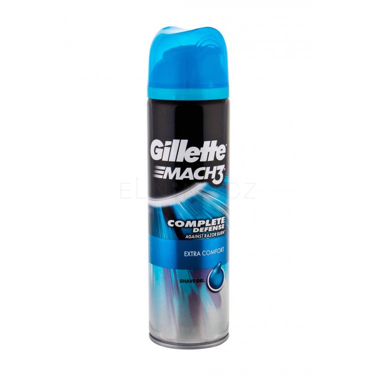 Gillette Mach3 Complete Defense Extra Comfort Gel na holení pro muže 200 ml