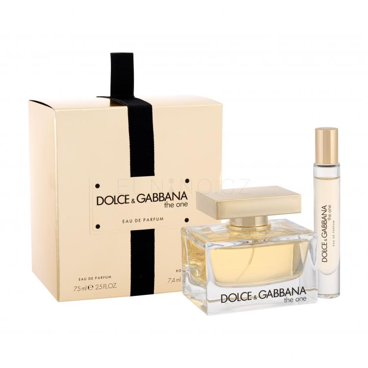 Dolce&amp;Gabbana The One Dárková kazeta parfémovaná voda 75 ml + parfémovaná voda 7,4 ml