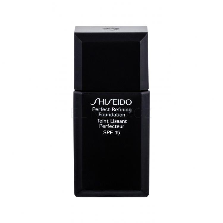 Shiseido Perfect Refining Foundation SPF15 Make-up pro ženy 30 ml Odstín I40 Natural Fir Ivory