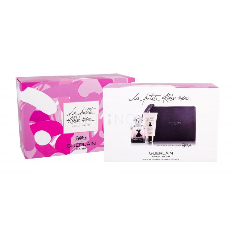 Guerlain La Petite Robe Noire Dárková kazeta parfémovaná voda 50 ml + tělové mléko 75 ml + kosmetická taška