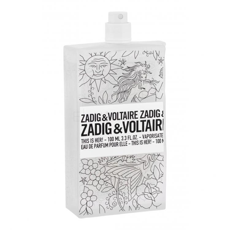 Zadig &amp; Voltaire This is Her! Capsule Collection by Virginia Elwood Parfémovaná voda pro ženy 100 ml tester
