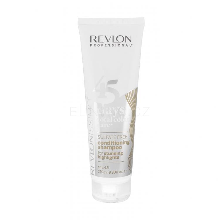 Revlon Professional Revlonissimo 45 Days 2in1 For Stunning Highlights Šampon pro ženy 275 ml