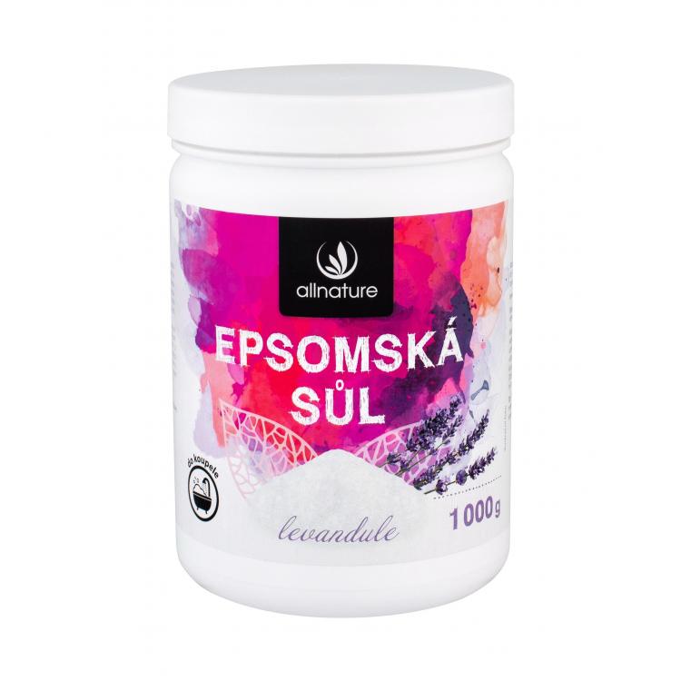 Allnature Epsom Salt Lavender Koupelová sůl 1000 g