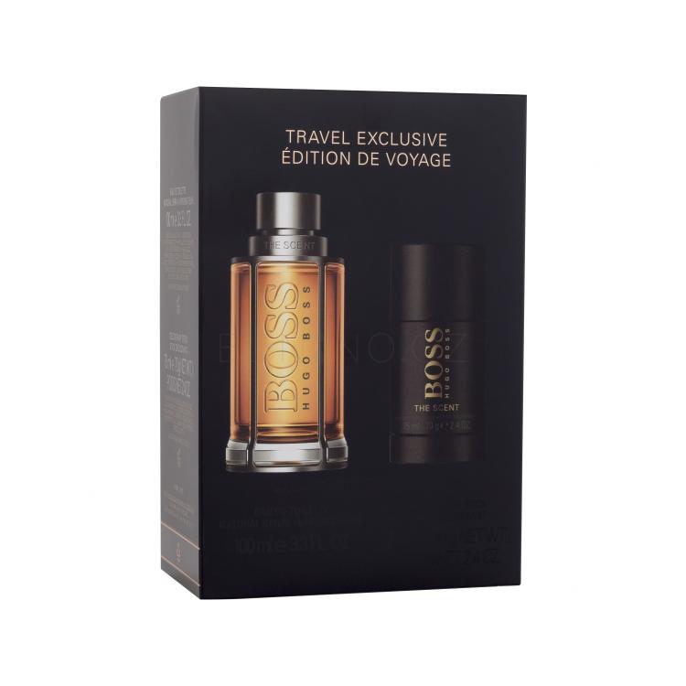 HUGO BOSS Boss The Scent 2015 Dárková kazeta toaletní voda 100 ml + deostick 75 ml