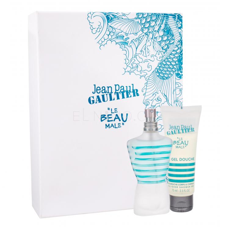 Jean Paul Gaultier Le Beau Male Dárková kazeta toaletní voda 75 ml + sprchový gel 75 ml