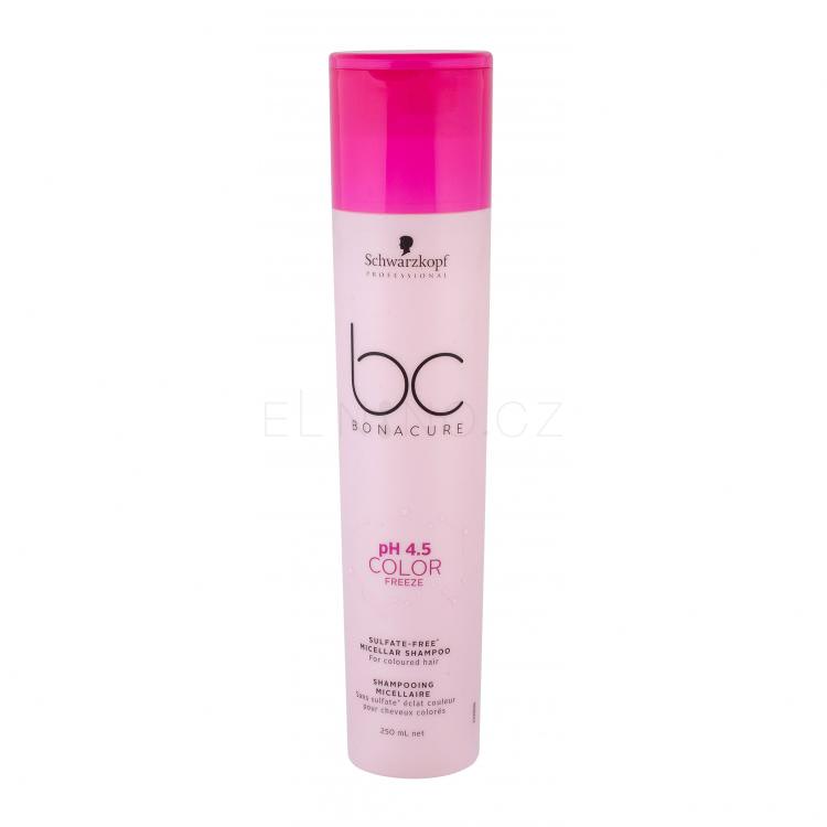 Schwarzkopf Professional BC Bonacure pH 4.5 Color Freeze Sulfate-Free Micellar Šampon pro ženy 250 ml