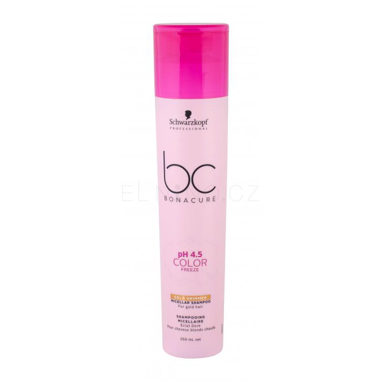 Schwarzkopf Professional BC Bonacure pH 4.5 Color Freeze Gold Shimmer Šampon pro ženy 250 ml