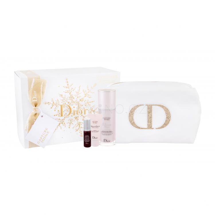 Christian Dior Capture Totale Dream Skin Dárková kazeta pleťové sérum 50 ml + pleťová maska 15 ml + pleťové sérum One Essential Skin Boosting 7 ml + kosmetická taška