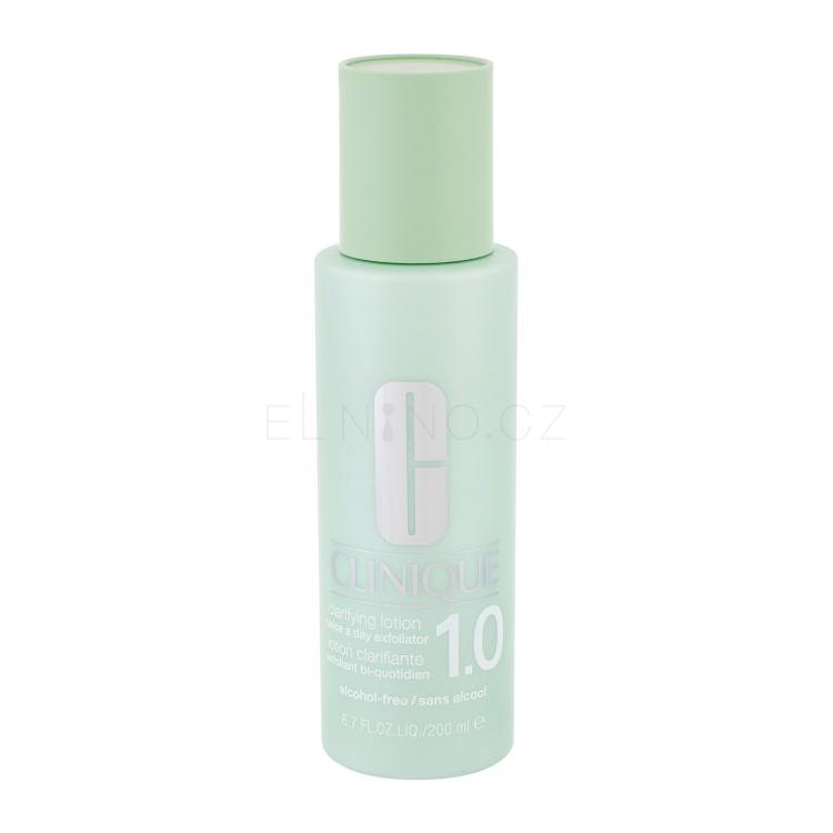Clinique 3-Step Skin Care Clarifying Lotion 1.0 Alcohol-Free Čisticí voda pro ženy 200 ml