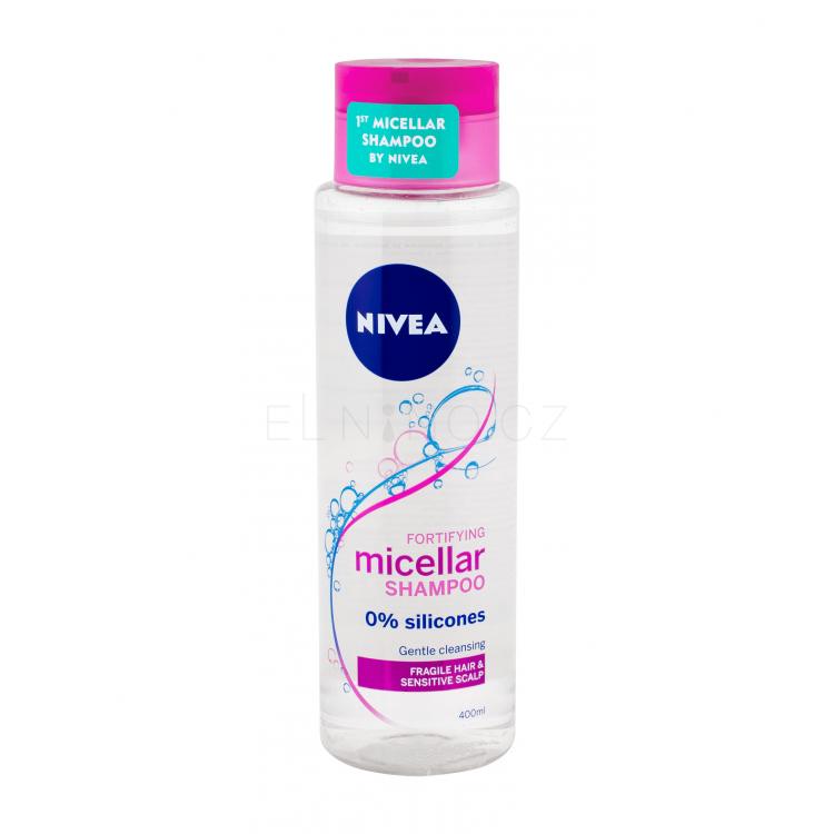 Nivea Micellar Shampoo Fortifying Šampon pro ženy 400 ml