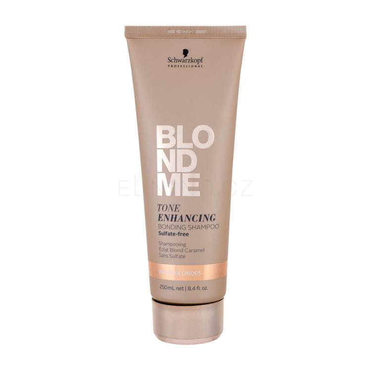 Schwarzkopf Professional Blond Me Tone Enhancing Bonding Shampoo Šampon pro ženy 250 ml Odstín Warm Blondes