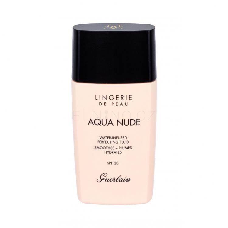 Guerlain Lingerie De Peau Aqua Nude SPF20 Make-up pro ženy 30 ml Odstín 03N Natural tester
