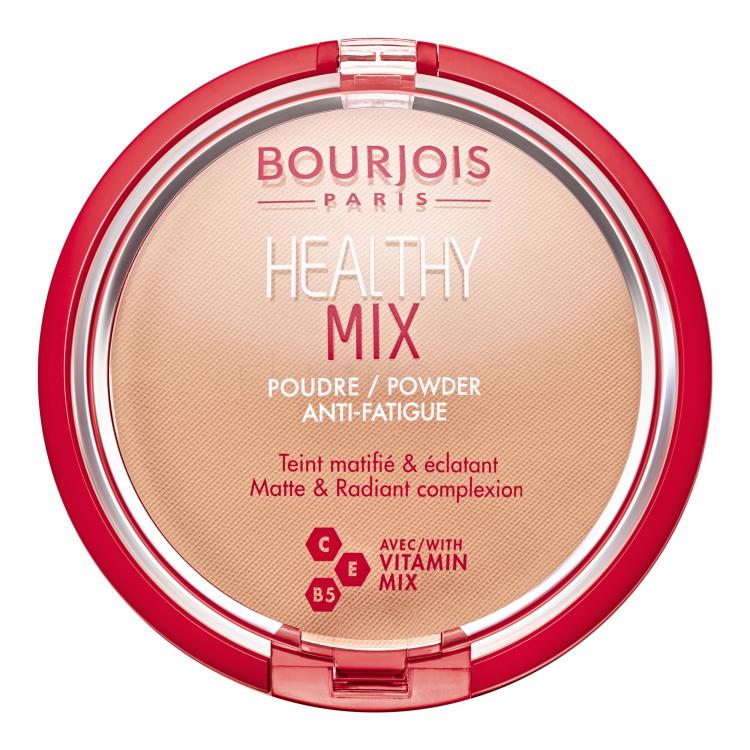BOURJOIS Paris Healthy Mix Anti-Fatigue Pudr pro ženy 11 g Odstín 03 Dark Beige