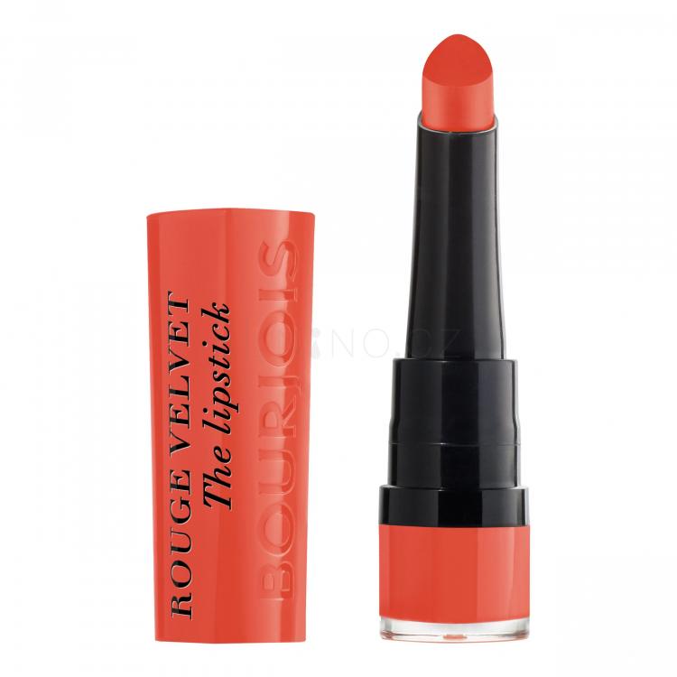 BOURJOIS Paris Rouge Velvet The Lipstick Rtěnka pro ženy 2,4 g Odstín 06 Abrico´dabra!