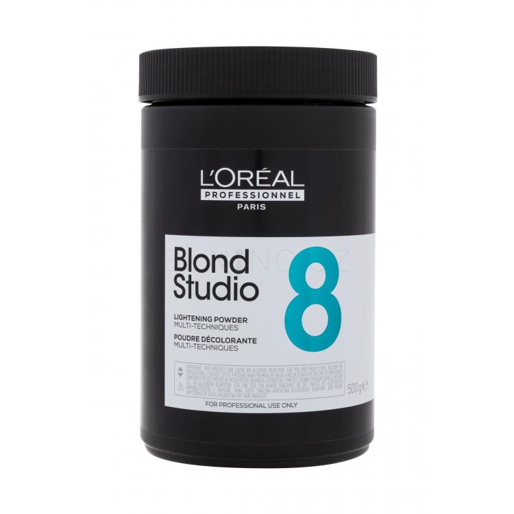 L´Oréal Professionnel Blond Studio Multi-Techniques Powder Barva na vlasy pro ženy 500 g