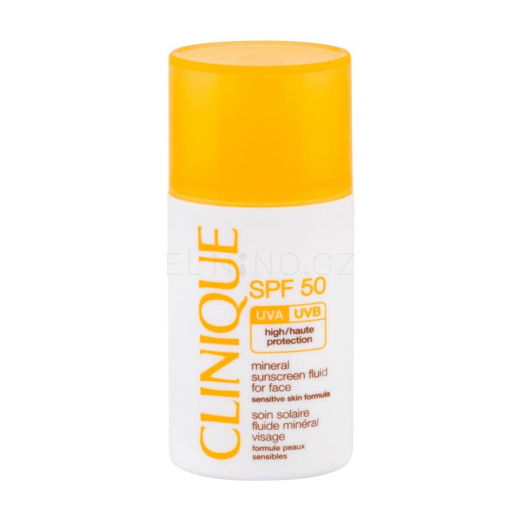 Clinique Sun Care Mineral Sunscreen Fluid For Face SPF50 Opalovací přípravek na obličej pro ženy 30 ml