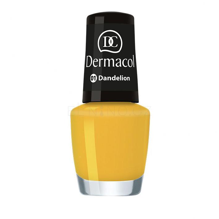 Dermacol Nail Polish Mini Summer Collection Lak na nehty pro ženy 5 ml Odstín 01 Dandelion