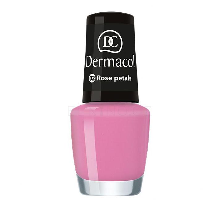 Dermacol Nail Polish Mini Summer Collection Lak na nehty pro ženy 5 ml Odstín 02 Rose Petals