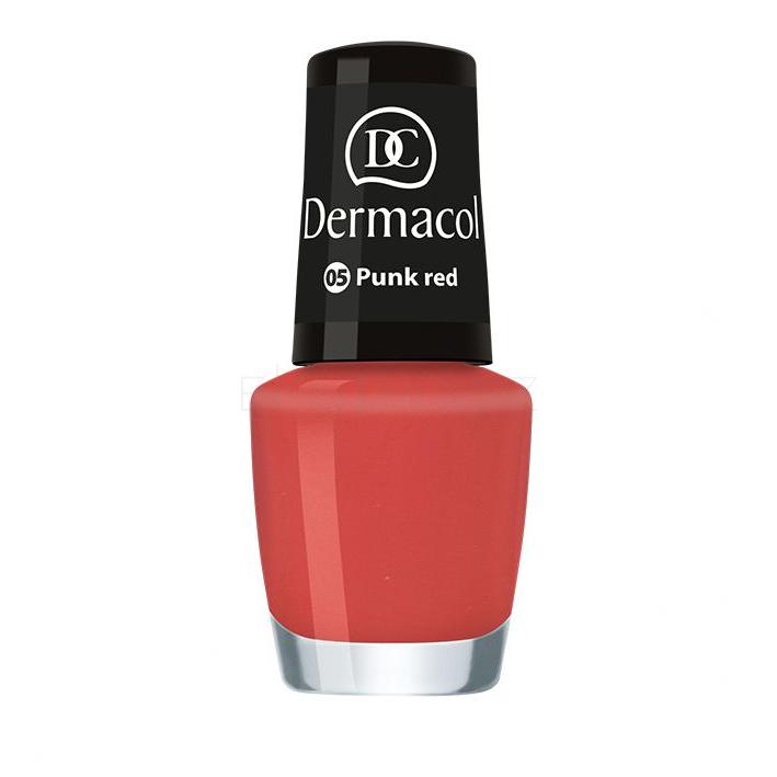 Dermacol Nail Polish Mini Summer Collection Lak na nehty pro ženy 5 ml Odstín 05 Punk Red