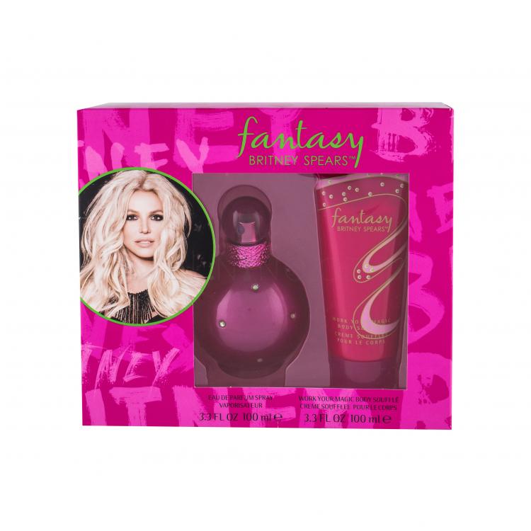 Britney Spears Fantasy Dárková kazeta parfémovaná voda 100 ml + tělový krém 100 ml