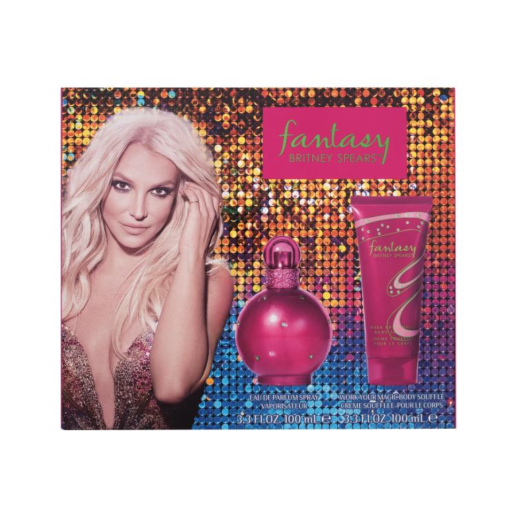 Britney Spears Fantasy Dárková kazeta parfémovaná voda 100 ml + tělový krém 100 ml