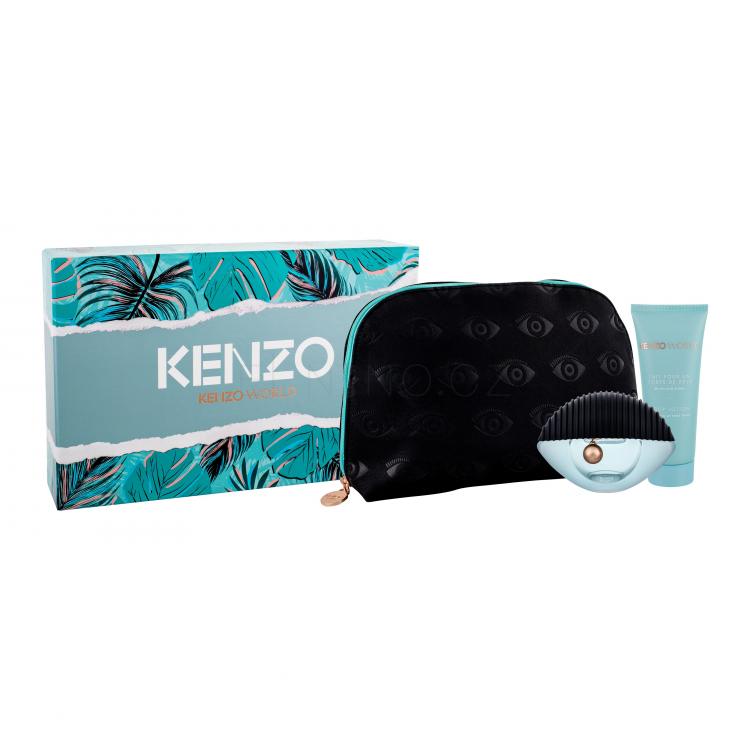 KENZO Kenzo World Dárková kazeta parfémovaná voda 75 ml + tělové mléko 75 ml + kosmetická taška