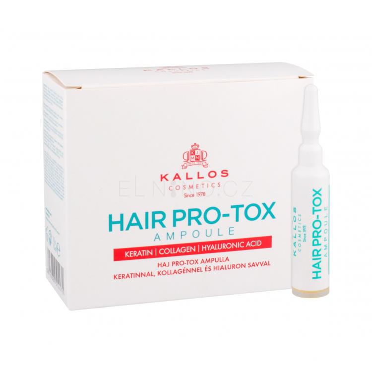 Kallos Cosmetics Hair Pro-Tox Ampoule Sérum na vlasy pro ženy 10x10 ml