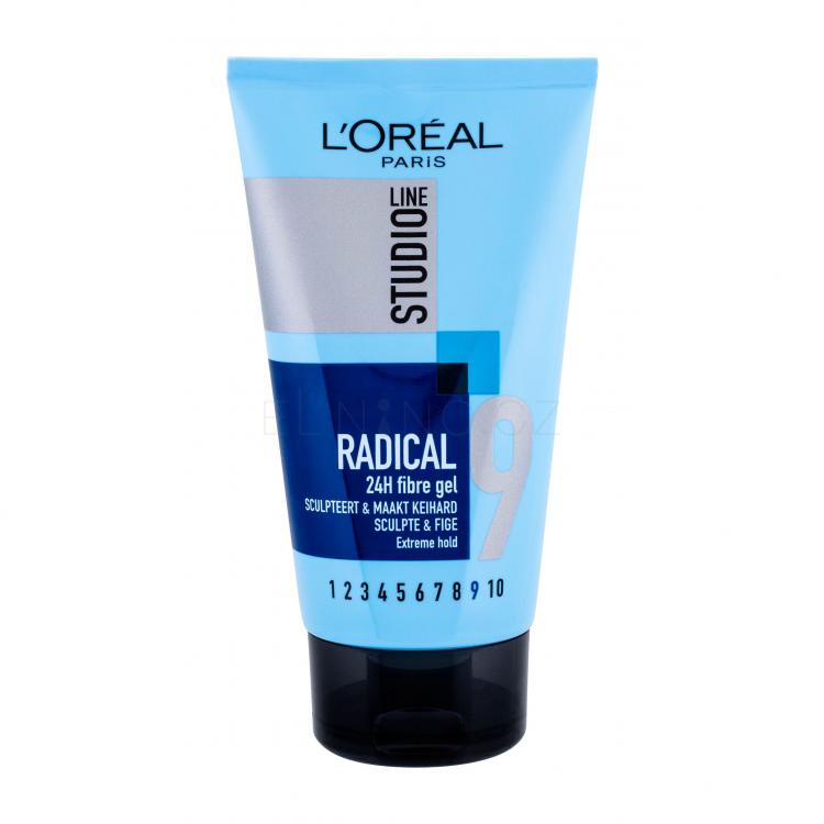 L&#039;Oréal Paris Studio Line Radical 24H Gel na vlasy pro ženy 150 ml