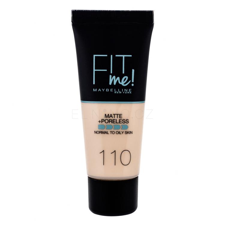 Maybelline Fit Me! Matte + Poreless Make-up pro ženy 30 ml Odstín 110 Porcelain