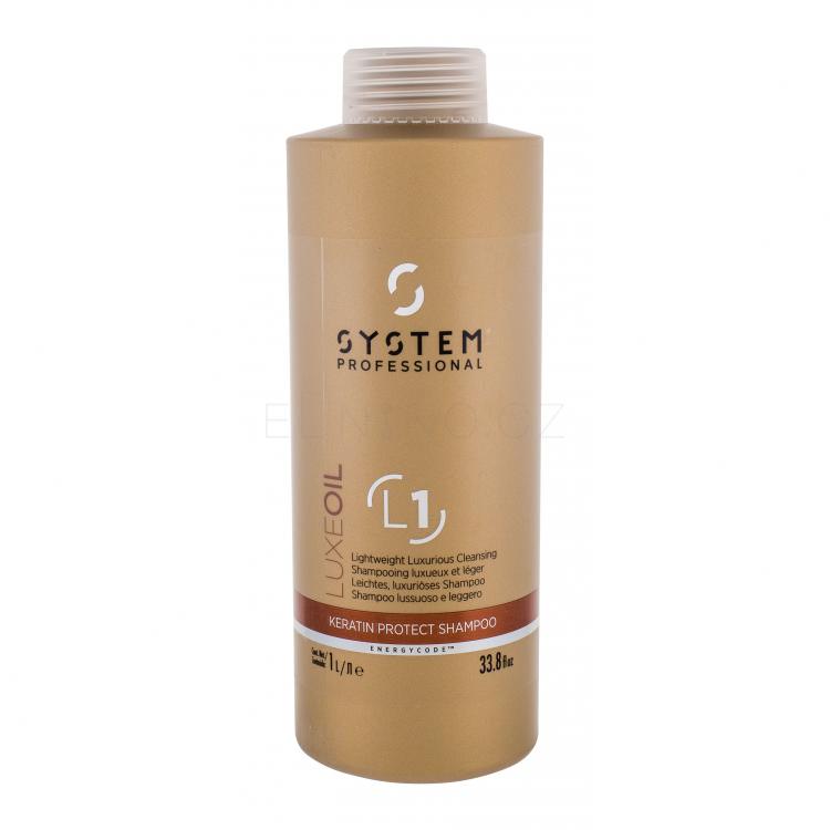 System Professional Luxe Oil Keratin Protect L1 Šampon pro ženy 1000 ml