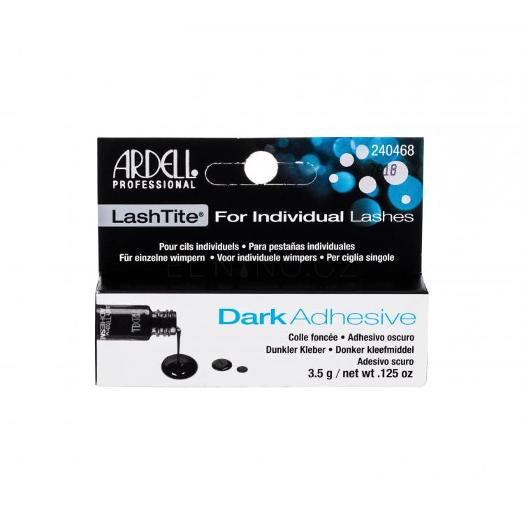 Ardell LashTite Dark Adhesive Umělé řasy pro ženy 3,5 g poškozená krabička