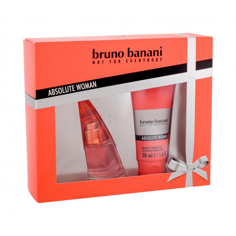 Bruno Banani Absolute Woman Dárková kazeta parfémovaná voda 20 ml + sprchový gel 50 ml poškozená krabička