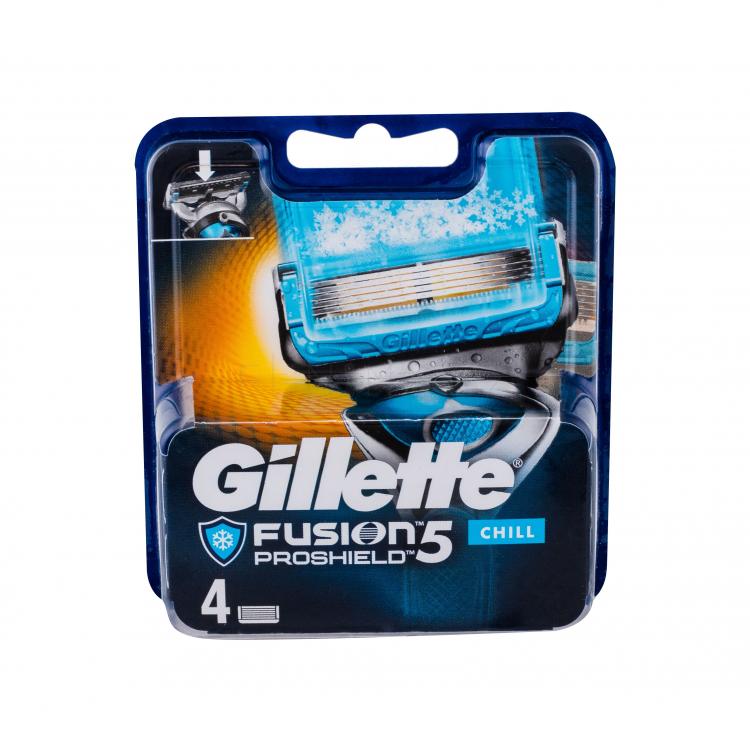 Gillette ProShield Chill Náhradní břit pro muže 4 ks