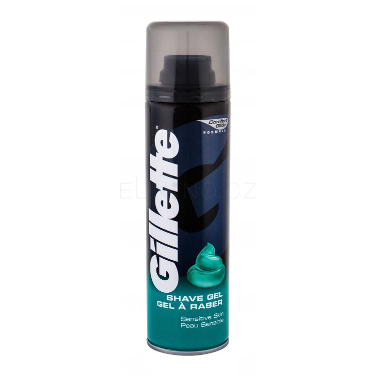 Gillette Shave Gel Sensitive Gel na holení pro muže 200 ml