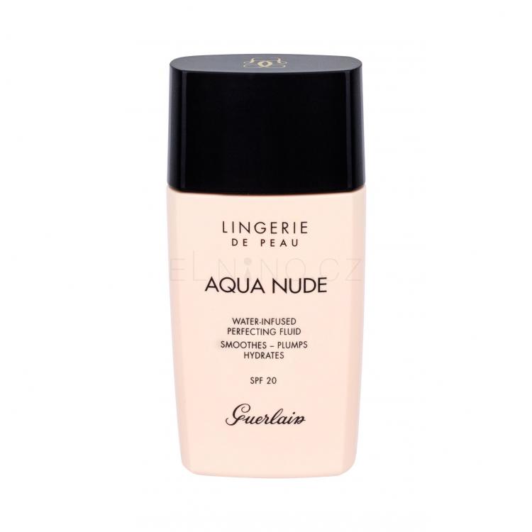 Guerlain Lingerie De Peau Aqua Nude SPF20 Make-up pro ženy 30 ml Odstín 03N Natural
