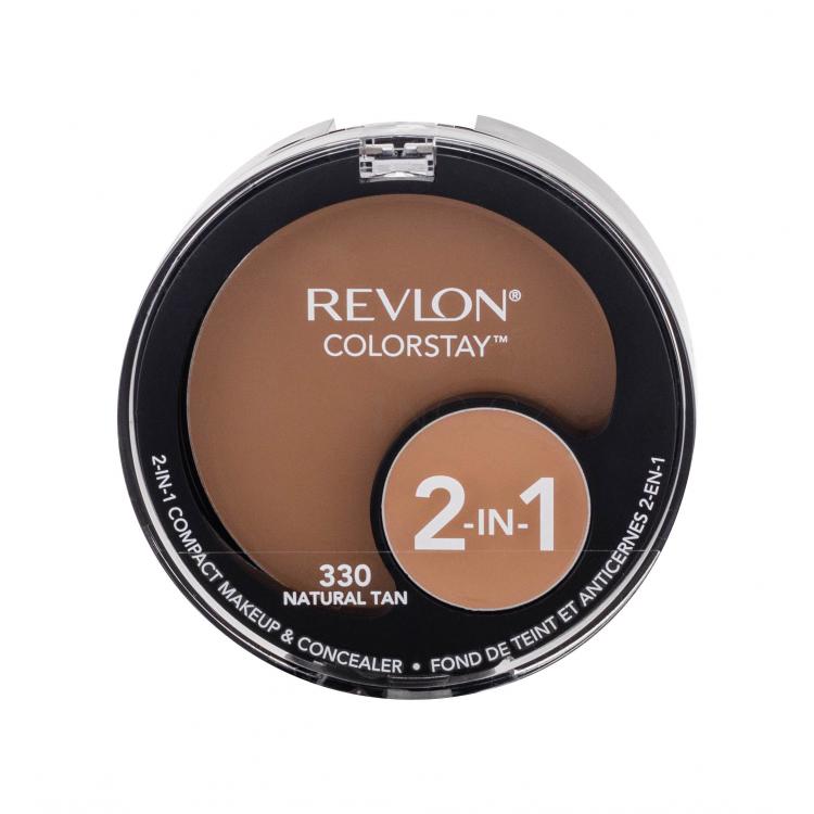 Revlon Colorstay 2-In-1 Make-up pro ženy 12,3 g Odstín 330 Natural Tan