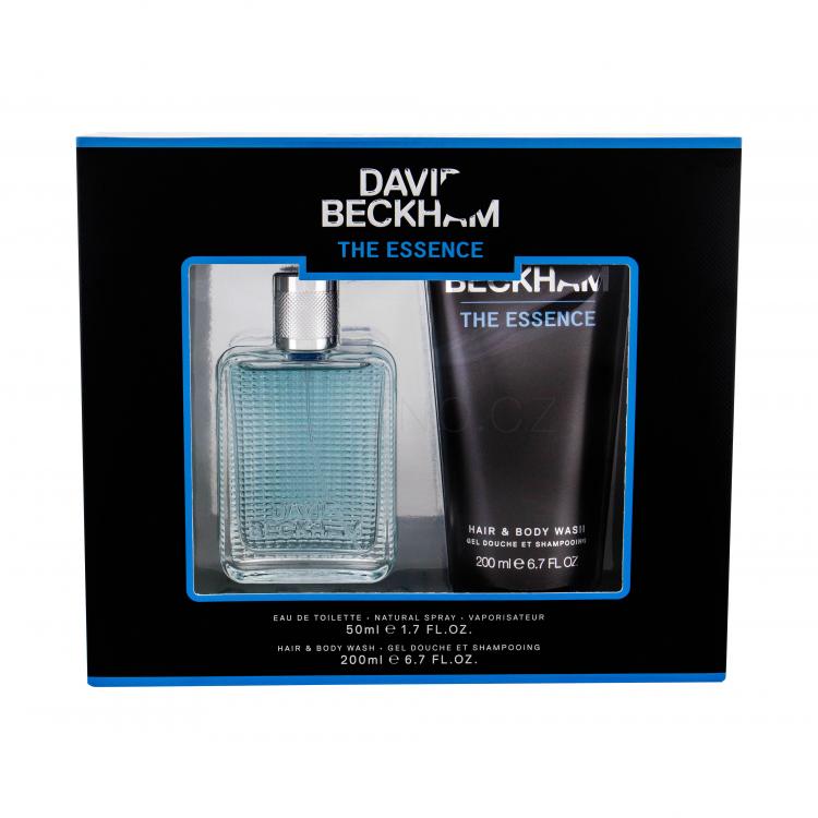 David Beckham The Essence Dárková kazeta toaletní voda 50 ml + sprchový gel 200 ml