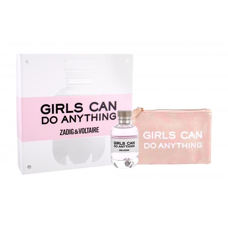 Zadig &amp; Voltaire Girls Can Do Anything Dárková kazeta parfémovaná voda 90 ml + kosmetická taška