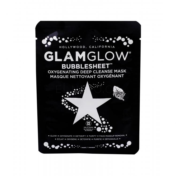 Glam Glow Bubblesheet Pleťová maska pro ženy 1 ks